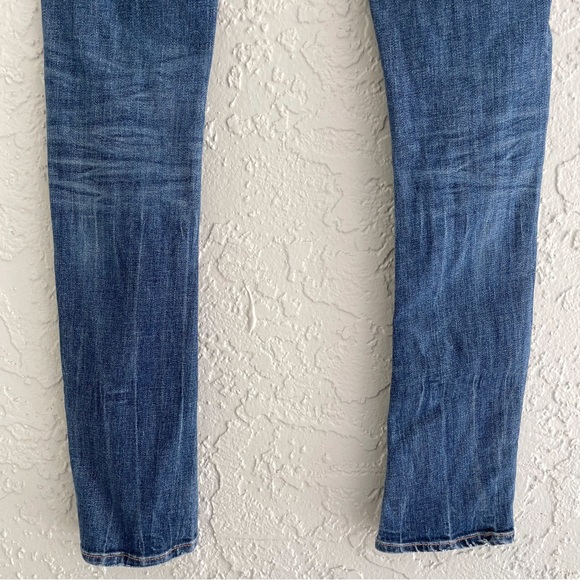 Citizens of Humanity racer low rise slash skinny jeans stretch 25 - Picture 10 of 13